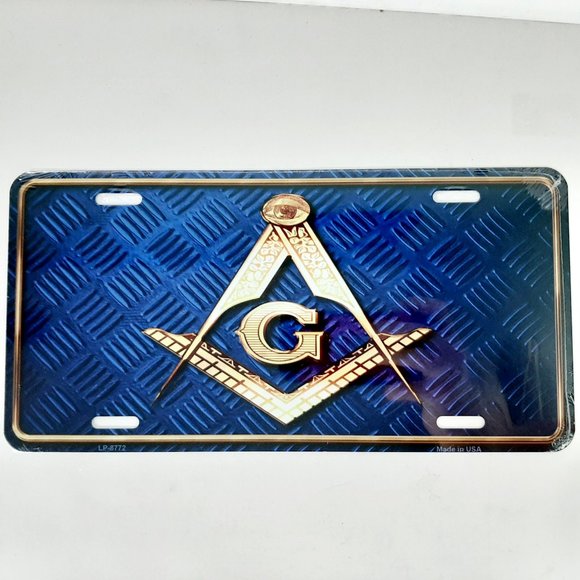 Other - FREEMASONRY Masonry Masonic Metal Novelty 6"X12" L
